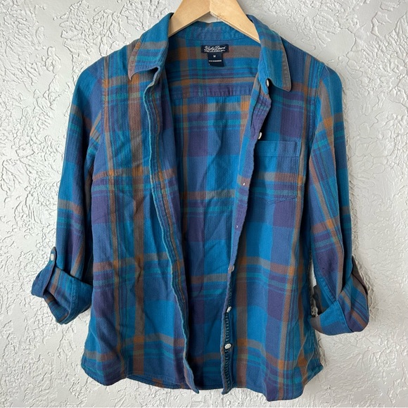 Lucky Brand | Bungalow Plaid Flannel Shirt - Picture 11 of 15